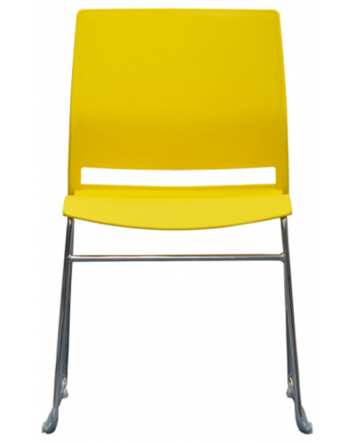 Комплект посетителски столове RFG - Gardena, 4 броя, жълти - 1