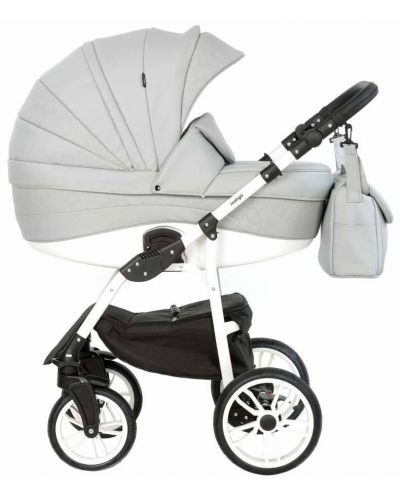 Комбинирана детска количка 3в1 Baby Giggle - Indigo Special, сива - 2