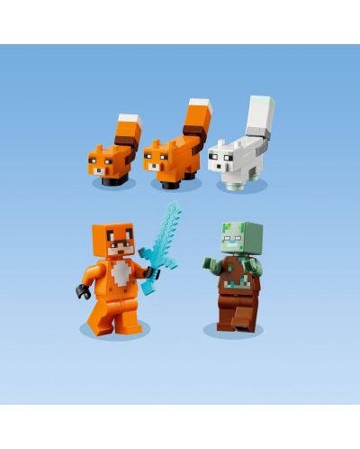 Конструктор LEGO Minecraft - Хижата на лисиците (21178) - 5
