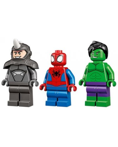 Конструктор LEGO Marvel - Spidey Amazing Friends, Хълк срещу Носорога (10782) - 4