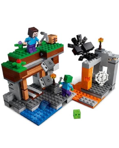 Конструктор LEGO Minecraft - Изоставената мина (21166) - 2