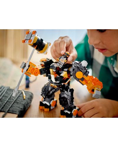 Конструктор LEGO Ninjago - Стихийният земен робот на Коул (71806) - 4