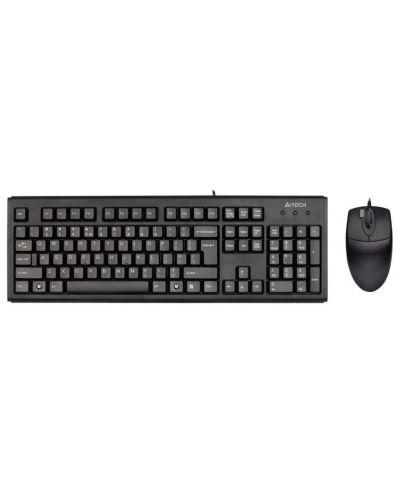 Комплект клавиатура и мишка A4tech - KB-72620, черен - 1