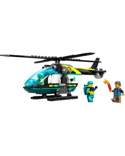 Конструктор LEGO City - Спасителен хеликоптер за спешна помощ (60405) - 3