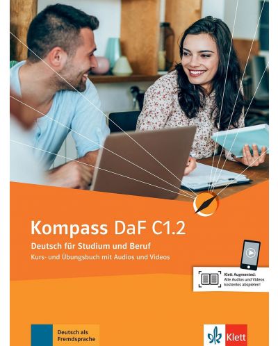 Kompass (DaF) C1.2 Kurs und Ubungsbuch mit Audios und Videos - 1