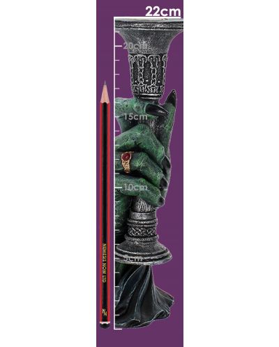 Комплект свещници Nemesis Now Adult: Gothic - Light of Darkness, 22 cm - 8