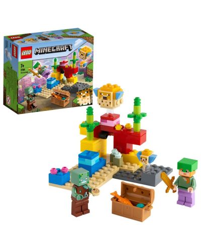 Конструктор LEGO Minecraft - Коралов риф (21164) - 2
