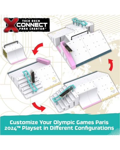 Комплект скейтборди за пръсти Tech Deck - Olympic X Connect Creator Shane O'Niell - 5