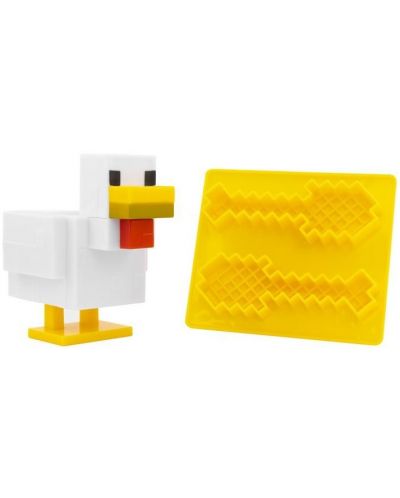 Комплект за закуска Paladone Games: Minecraft - Egg Cup & Toast Cutter - 1