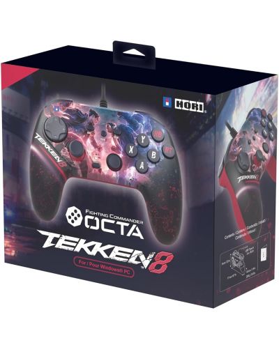Контролер Hori - Fighting Commander OCTA, Tekken 8 Edition (PC) - 1