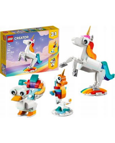 LEGO Set 31140-1 Magical Unicorn (2023 Creator > Creator 3-in-1