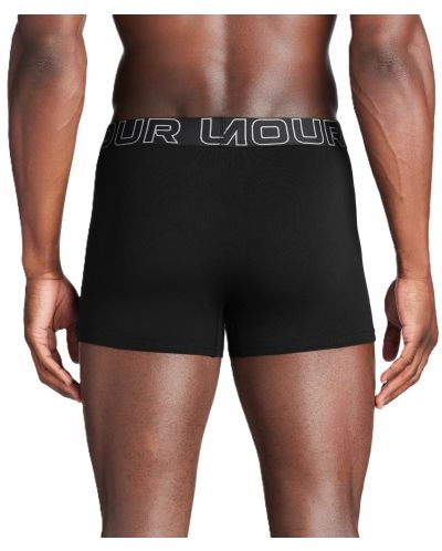 Комплект мъжки боксерки Under Armour - Performance Cotton 3", 3 броя , черни - 3