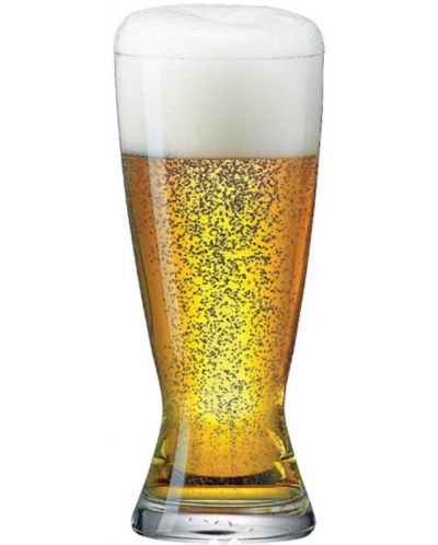 Комплект чаши за бира Rona - Weisen Beer 4823, 6 броя x 420 ml - 2