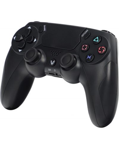 Контролер SteelDigi - Steelshock v3 Payat, безжичен, за PS4, черен - 2