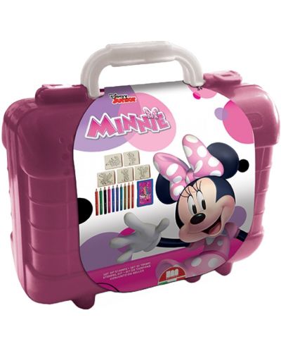Комплект за оцветяване в куфарче Multiprint - Minnie Mouse - 1