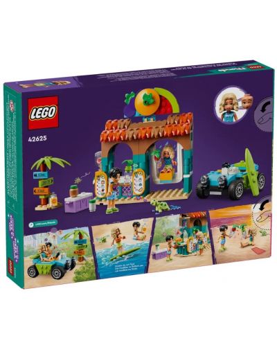 Конструктор LEGO Friends - Щанд за плажни смутита (42625) - 2