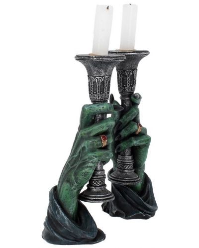 Комплект свещници Nemesis Now Adult: Gothic - Light of Darkness, 22 cm - 6