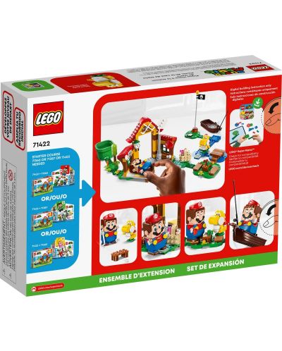 Конструктор допълнение LEGO Super Mario - Пикник в къщата на Марио (71422) - 5
