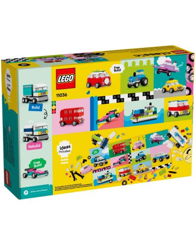 Конструктор LEGO Classic - Творчески превозни средства (11036) - 10