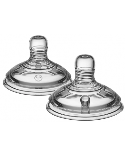 Комплект от 2 броя Биберони Tommee Tippee Natural Start - Звезда, 4 капки, 6 м+, 2 броя
