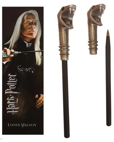 Химикалка и разделител за книги The Noble Collection Movies: Harry Potter - Lucius Malfoy - 1
