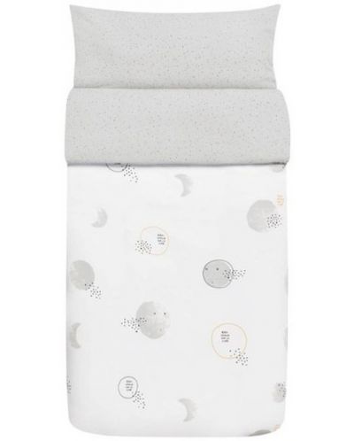 Комплект детски чаршафи Baby Clic - Nuit White, 70 х 140 cm - 1