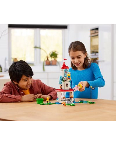 Допълнение LEGO Super Mario - Котешки костюм и замръзналата кула (71407) - 9
