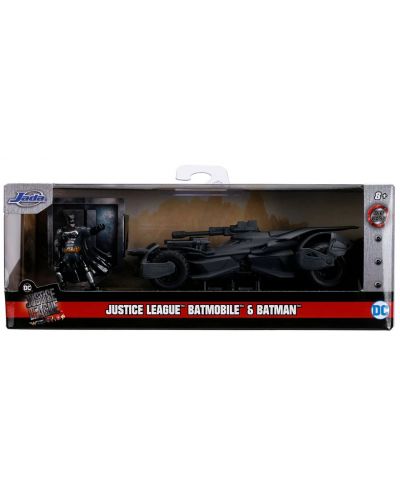 Комплект Jada Toys - Кола Batman Justice League Batmobile, 1:32 - 2