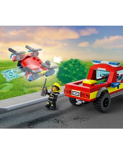 Конструктор LEGO City - Спасение при пожар и полицейско преследване (60319) - 7