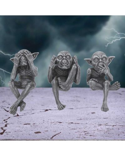 Комплект статуетки Nemesis Now Adult: Humor - Three Wise Goblins, 12 cm - 7