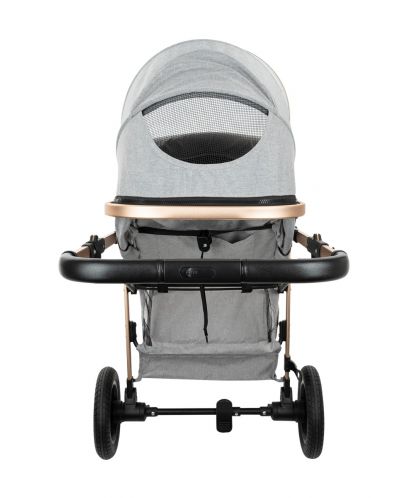 Комбинирана детска количка KikkaBoo - Kaia, 3 в 1, Light Grey - 10