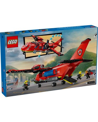 Конструктор LEGO City - Пожарен спасителен самолет (60413) - 2