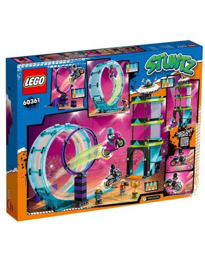 Конструктор LEGO City - Предизвикателство за съвършена каскада (60361) - 2