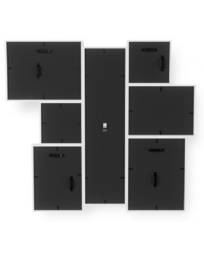 Колаж от рамки за снимки Umbra - Edge multi wall, 11 бр., бял - 2