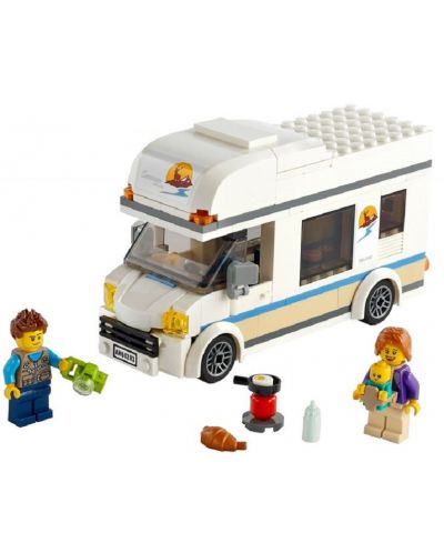 Конструктор LEGO City Great Vehicles - Кемпер за ваканция (60283) - 3