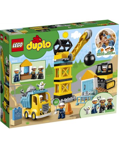 Конструктор Lego Duplo Town - Разрушаване с разбиваща топка (10932) - 1