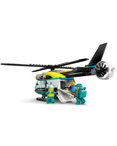 Конструктор LEGO City - Спасителен хеликоптер за спешна помощ (60405) - 4