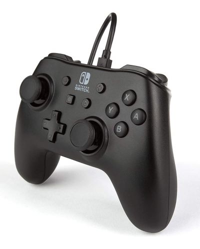 Контролер PowerA - Wired Controller, жичен, за Nintendo Switch, Black Matte - 4