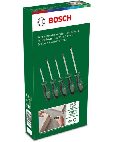 Комплект отвертки Bosch - Torx, 5 части - 3