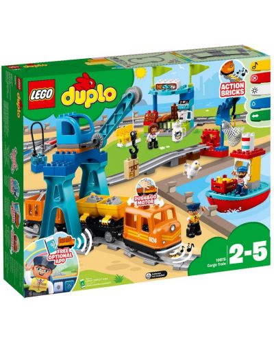 Конструктор LEGO Duplo - Товарен влак (10875) - 1