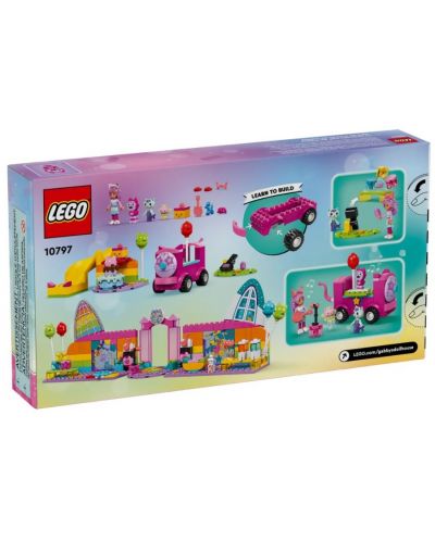 Конструктор LEGO Gabby's Dollhouse - Стаята за партита на Габи (10797) - 5