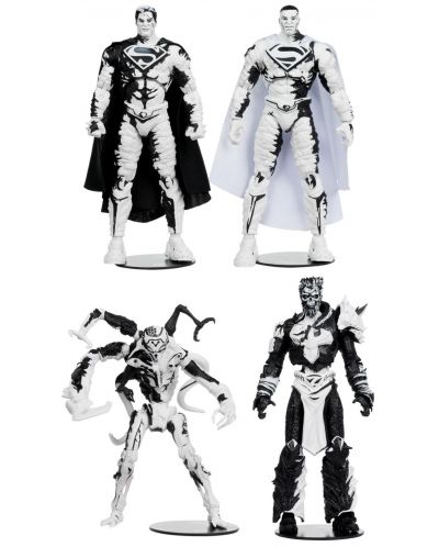 Комплект екшън фигури McFarlane DC Comics: Superman - Ghosts of Krypton (Page Punchers) (Sketch Edition) (Gold Label) (Limited Edition), 18 cm - 1