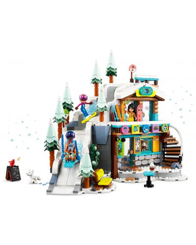 Конструктор LEGO Friends - Ски писта и кафене (41756) - 3