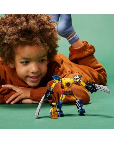 Конструктор LEGO Marvel Super Heroes - Роботска броня на Върколака (76202) - 5