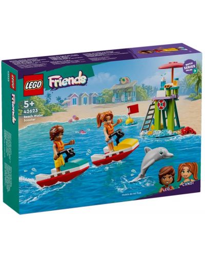 Конструктор LEGO Friends - Плажен воден скутер (42623) - 1