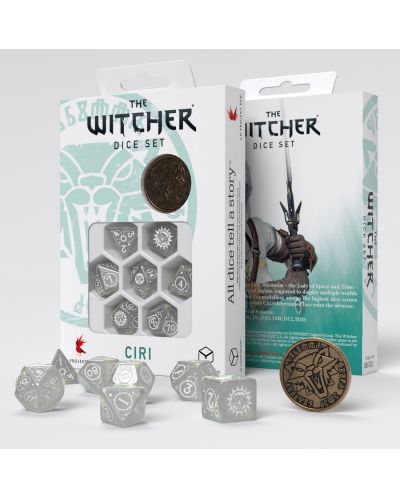 Комплект зарове The Witcher Dice Set: Ciri - The Lady of Space and Time - 3