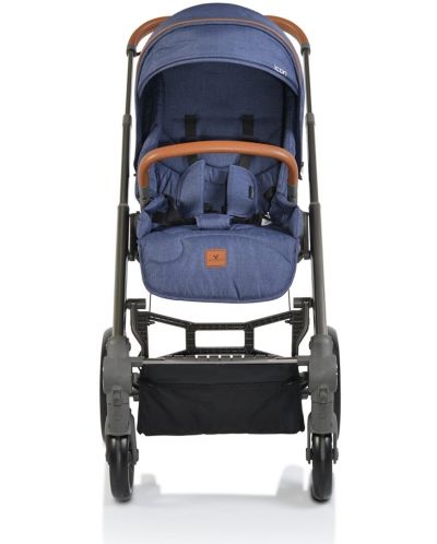 Комбинирана детска количка Cangaroo - Icon 2 в 1, деним - 4