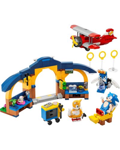 Конструктор LEGO Sonic - Работилницата на Тейлс и самолет Торнадо (76991) - 2