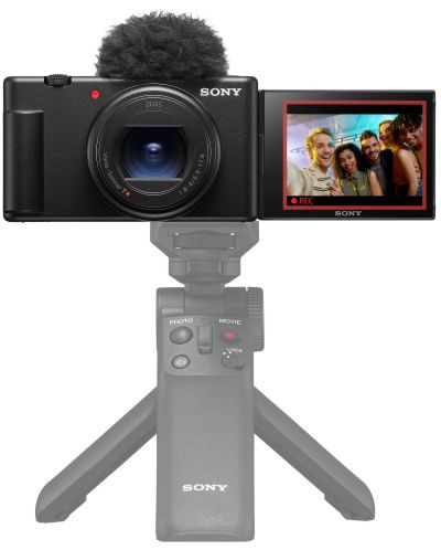 Компактен фотоапарат за влогинг Sony - ZV-1 II, 20.1MPx, черен - 8