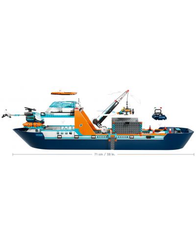 Конструктор LEGO City - Арктически изследователски кораб (60368) - 8